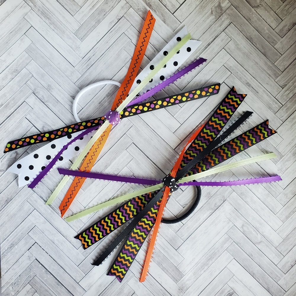 Halloween ponytail streamers